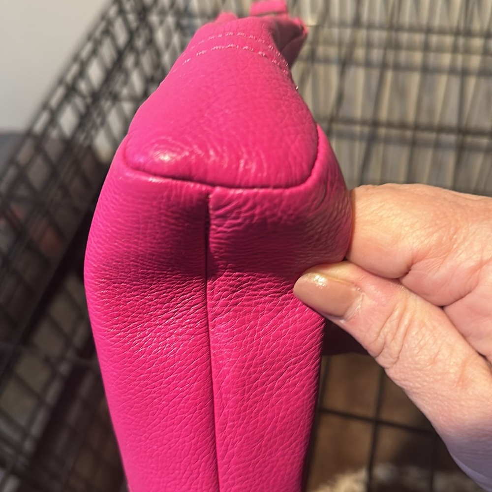 Coach pink leather clutch/wristlet - Picture 4 of 6
